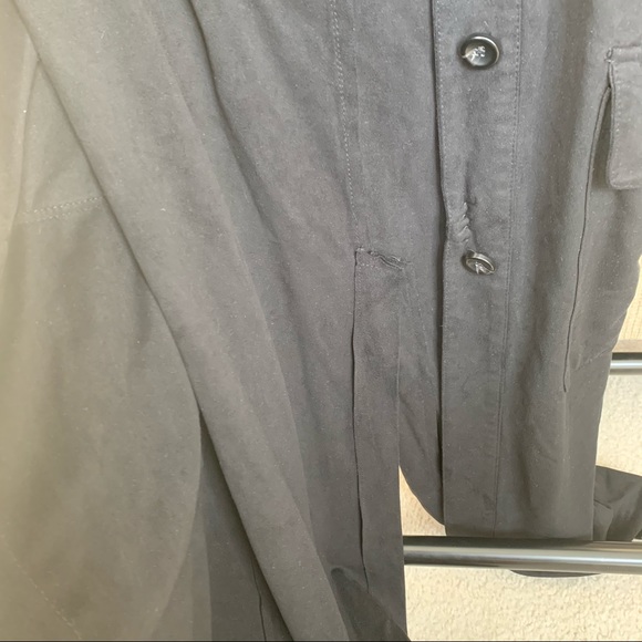 Black trench coat - Picture 3 of 4